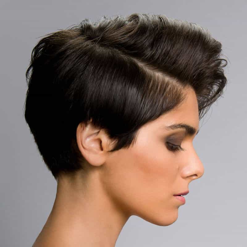 damen frisuren schwarz kurz beispiel hair und style ebikon