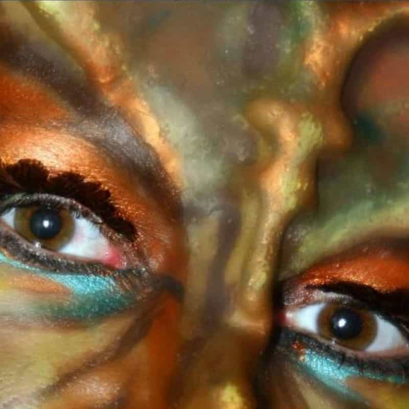 make-up buntgesicht made by hair und style in ebikon