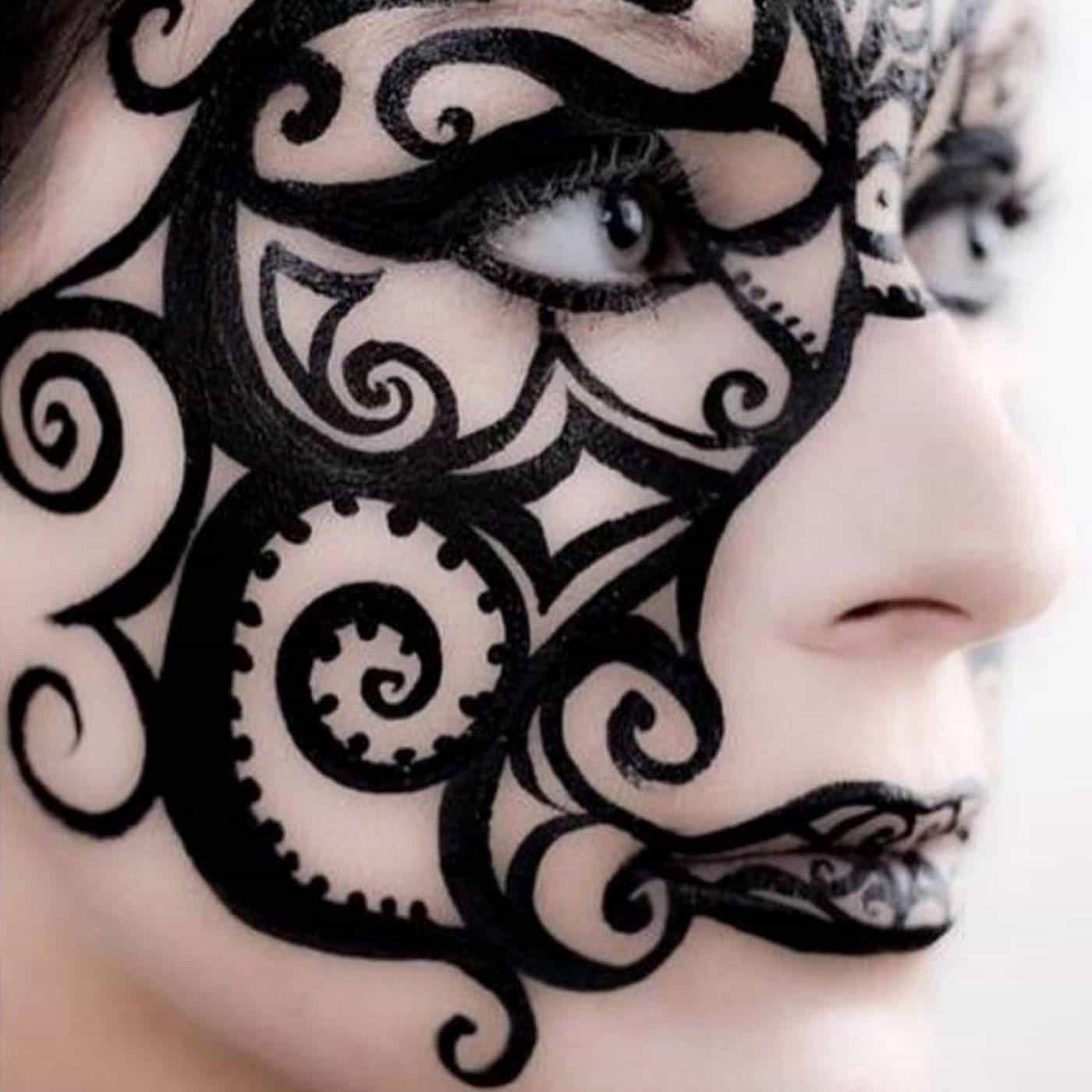 make-up gesichtsornament made by hair und style in ebikon